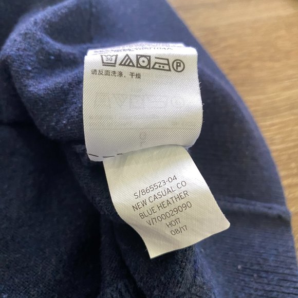 Men's GAP Blue 100% Cotton Sweater - Picture 5 of 9